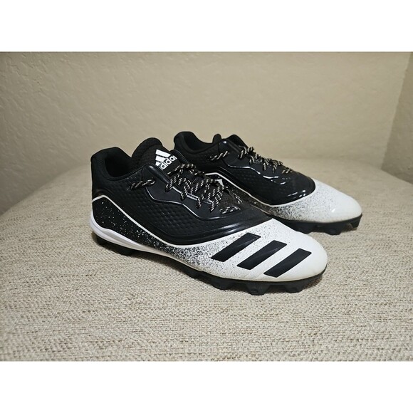 Adidas Icon V Bounce G28288 Black Baseball Cleats Shoes Sneakers Men’s Size 11 - Picture 3 of 8